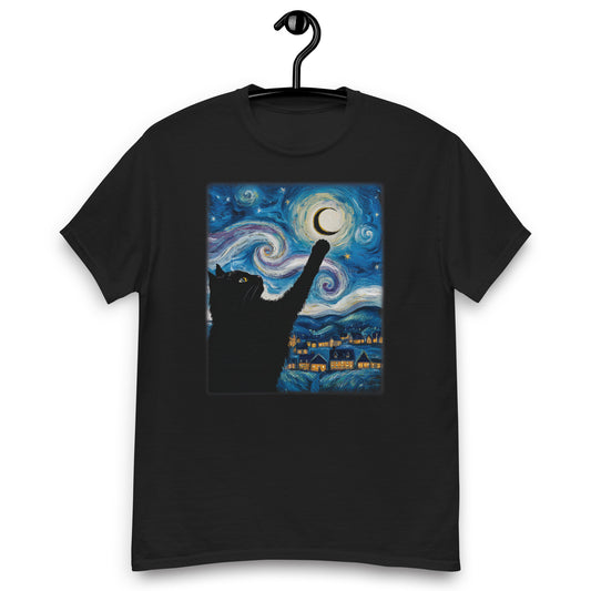 Starry Night Cat T-Shirt